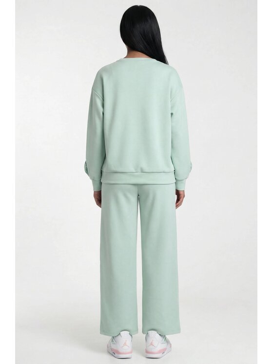 FIGL FIGL Tepláková súprava M1316 Zelená Straight Fit