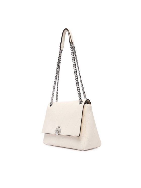 Tory Burch Tory Burch Дамска чанта Charlie Quilted Shoulder Bag 185828 Бежов