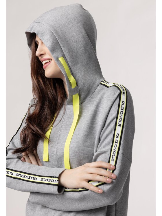 QUIOSQUE QUIOSQUE Každodenní šaty 4OL003 Šedá Regular Fit