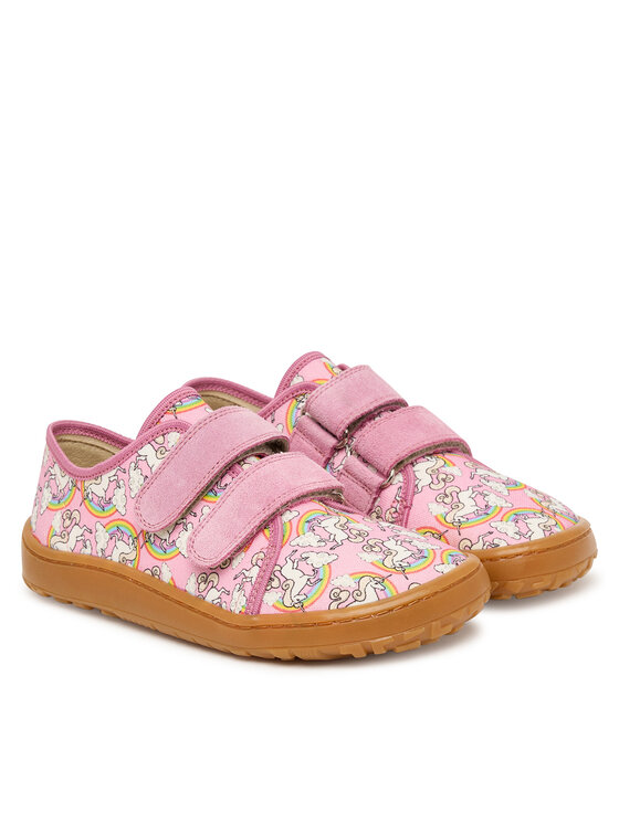 Froddo Froddo Papuče Barefoot Canvas G1700440-12 D Ružová