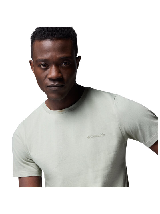 Columbia Columbia T-Shirt Columbia Rapid Ridge Back Graphic Tee II Zielony Regular Fit