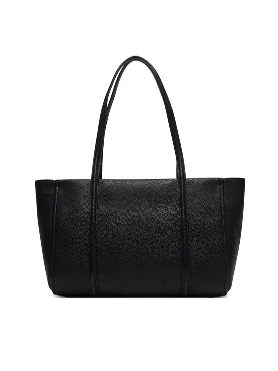Calvin Klein Calvin Klein Kabelka Emblem Hw Pebble Tote LV04F3424G Čierna