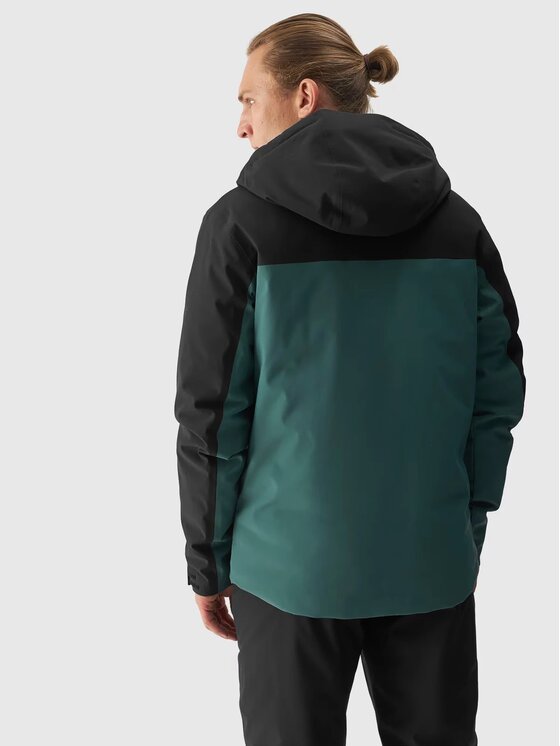 4F 4F Giacca da sci 4FWAW24TTJAM579-46S Verde Regular Fit