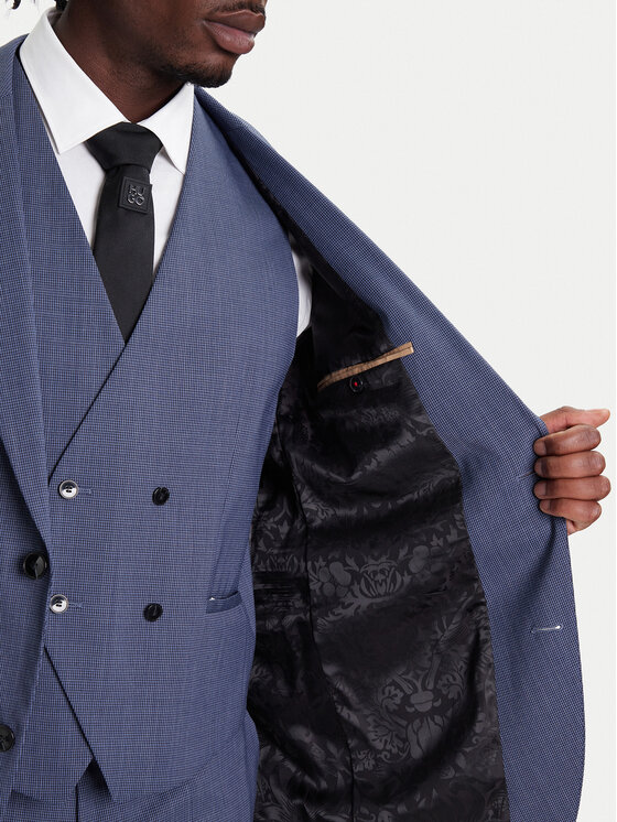 HUGO BOSS HUGO BOSS Oblek Henry-Getlin253V1X 50544664 Modrá Regular Fit