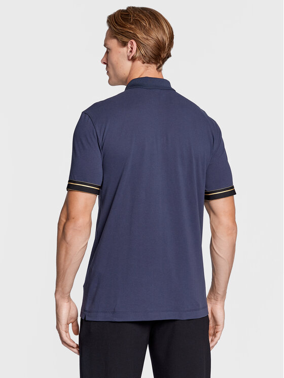 Polo 6LPF07 PJ5AZ 1554 Blu scuro Regular Fit