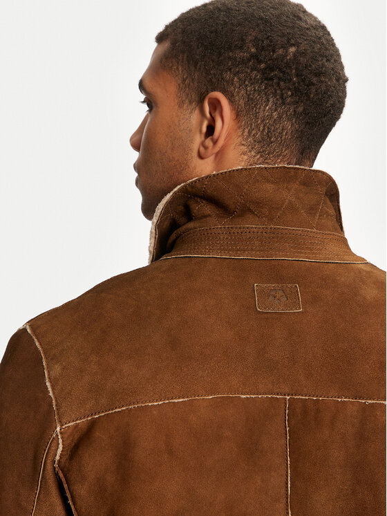 Milestone Milestone Naravni kožuh Tabeo 431632 21045 Rjava Regular Fit