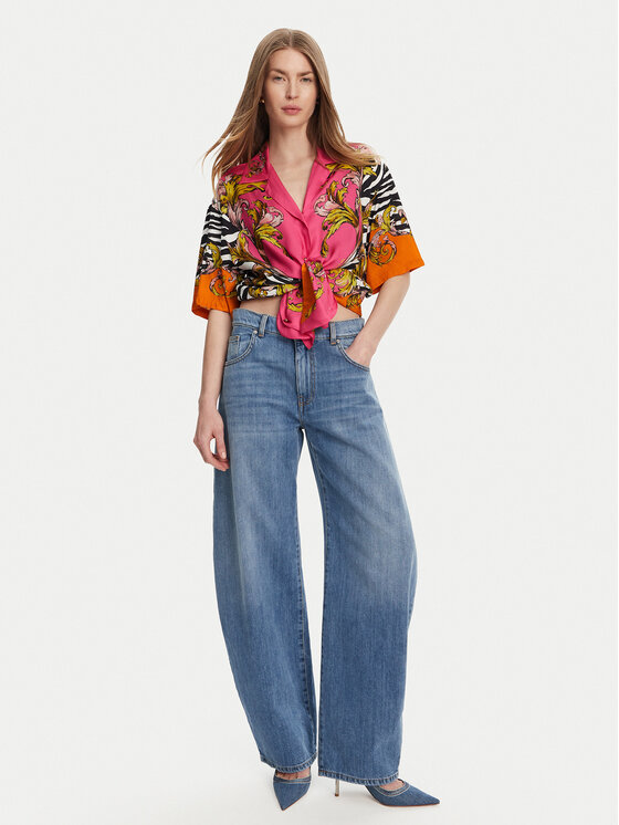 Versace Jeans Couture Versace Jeans Couture Košulja 78HAL2P9 Ružičasta Relaxed Fit