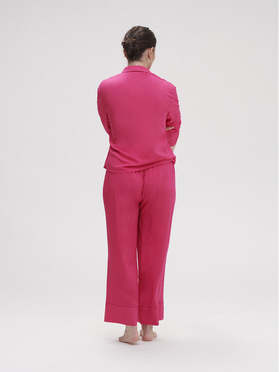 Simone Pérèle Simone Pérèle Spodnie piżamowe Songe 18S660 Różowy Comfort Fit