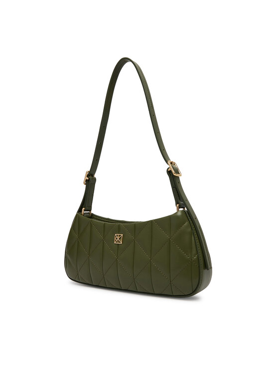 Calvin Klein Calvin Klein Geantă Quilted Small Shoulder Bag LV04F3327G Verde