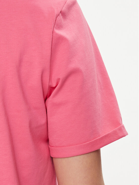 Pieces Pieces Тишърт Ria 17086970 Розов Regular Fit