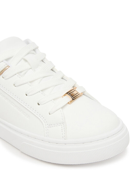 Tommy Hilfiger Tommy Hilfiger Сникърси Low Cut Lace Up Sneaker T3A9-33982-1355 S Бял