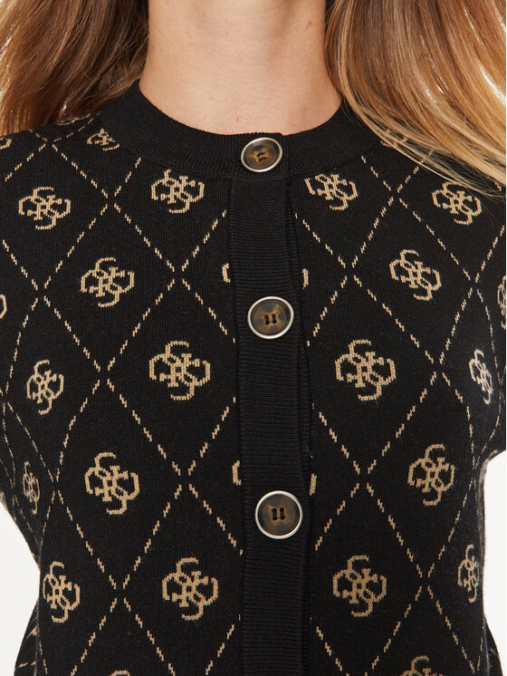 Guess Guess Кардиган Sarah W4BR0D Z3JD2 Чорний Regular Fit
