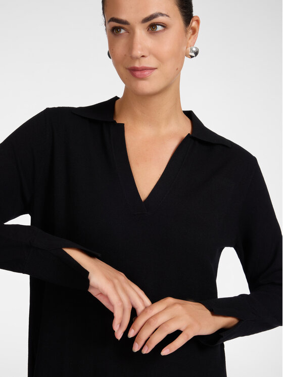 Elena Mirò Elena Mirò Vestito da giorno 7601Z000133N033 Nero Regular Fit