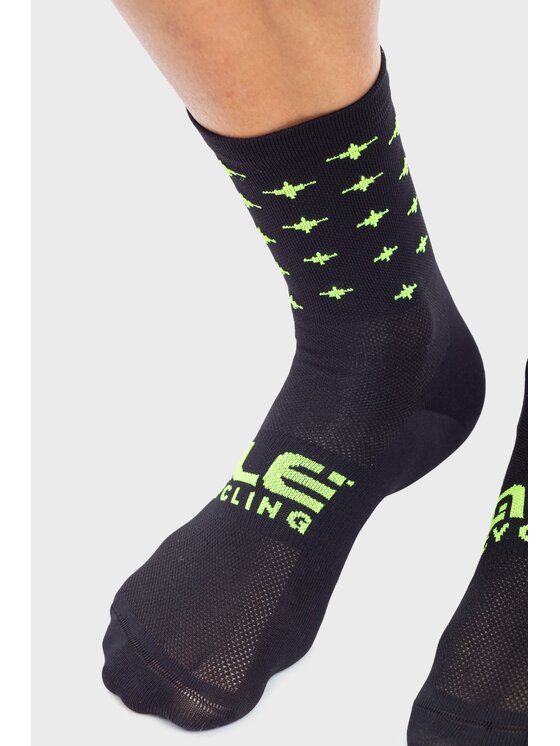 Alé Cycling Alé Cycling Skarpety unisex Stars Czarny