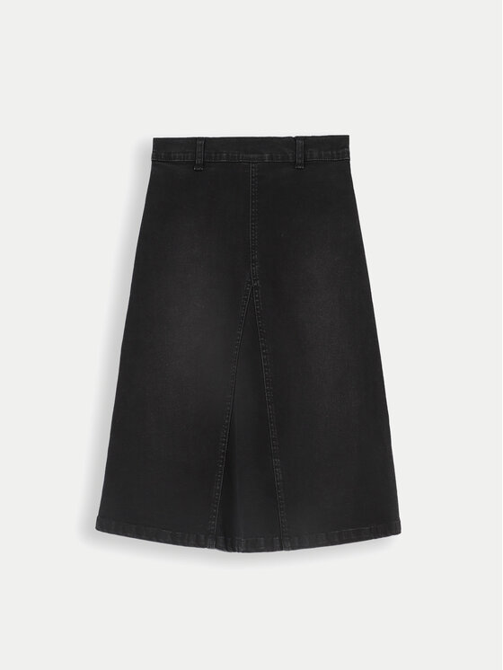 Coccodrillo Coccodrillo Spódnica jeansowa ZC4124102CGJ Czarny Regular Fit