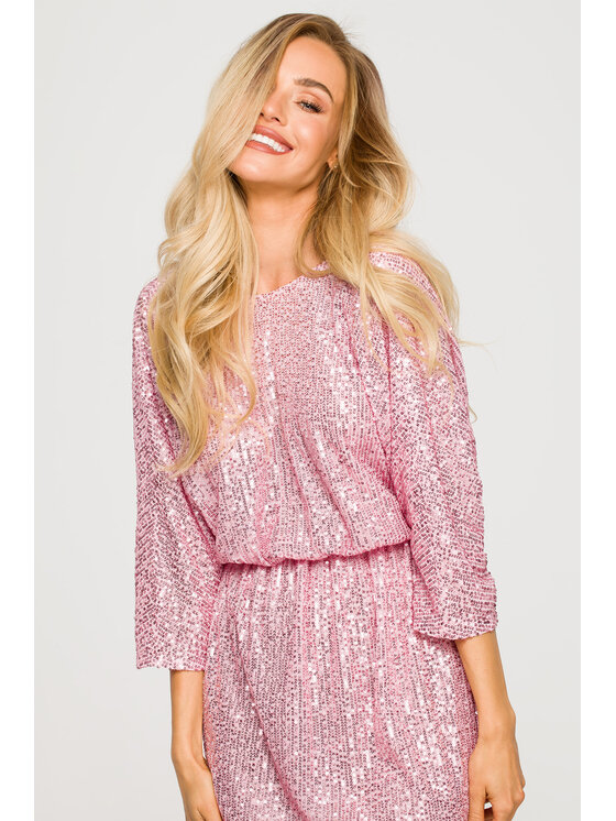 Made of Emotion Made of Emotion Abito da cocktail M716 Rosa Premium Fit