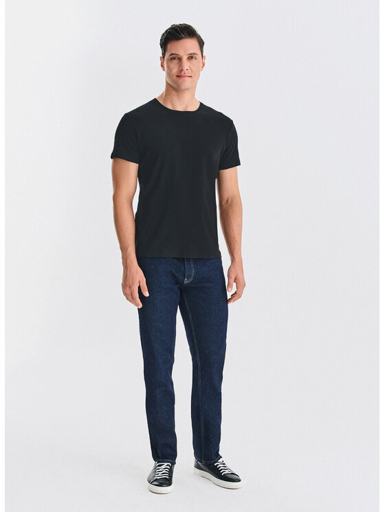 Pako Lorente Pako Lorente T-Shirt P000B-TT-005 Czarny Regular Fit
