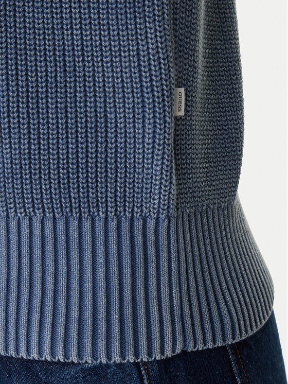 Guess Jeans Guess Jeans Svetr W6RR20 Z3HM1 Modrá Regular Fit