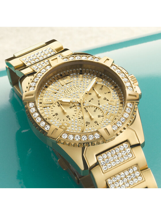 Guess Guess Hodinky W0799G2 Zlatá
