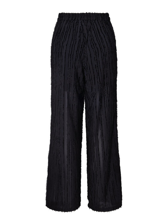 Pieces Pieces Hlače Tobine 17157928 Crna Regular Fit