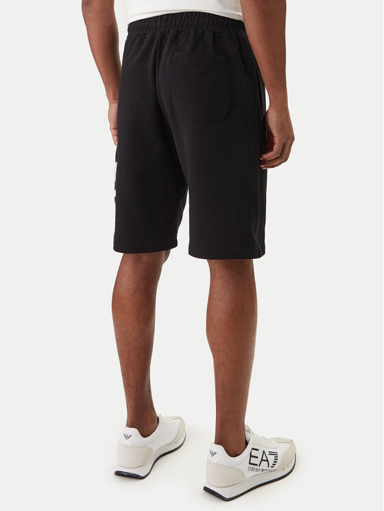 EA7 Emporio Armani EA7 Emporio Armani Sportovní kraťasy 7M001329 AF17787 Černá Regular Fit