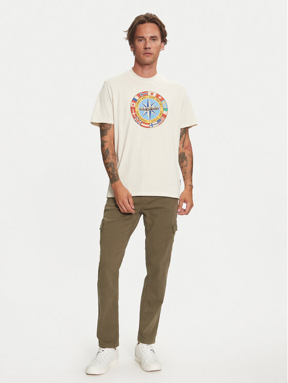 Napapijri Napapijri Tricou S-Dorees NP0A4IBE Bej Regular Fit