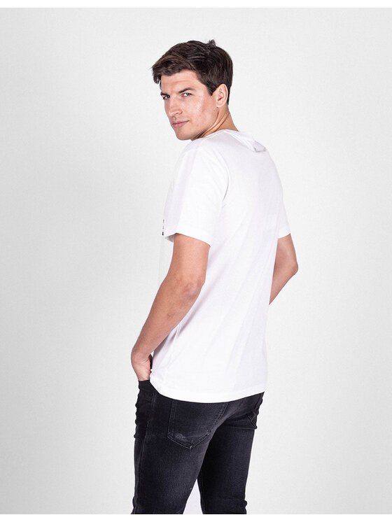 Les Hommes Les Hommes T-Shirt LJT204-700P | Darts Λευκό Regular Fit