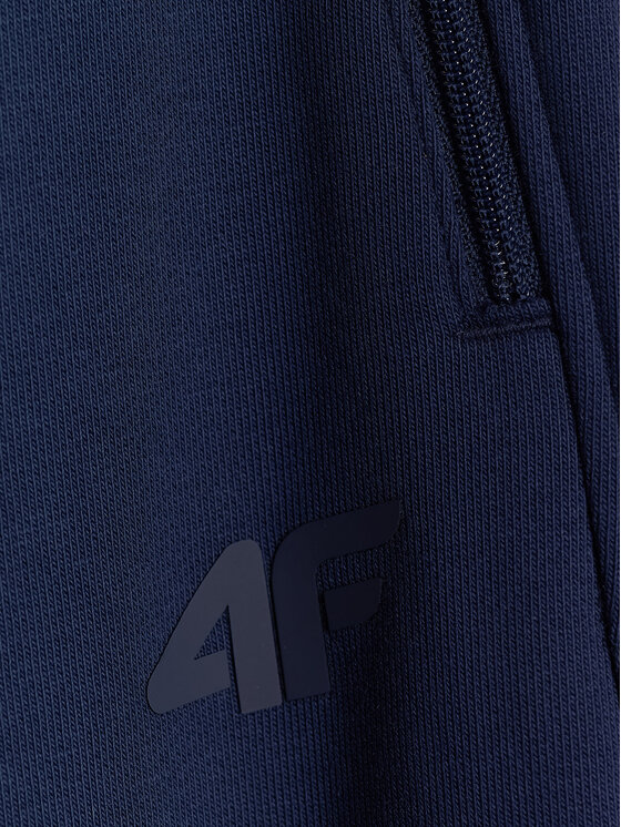 4F 4F Spodnie dresowe BASIC+ Granatowy Regular Fit