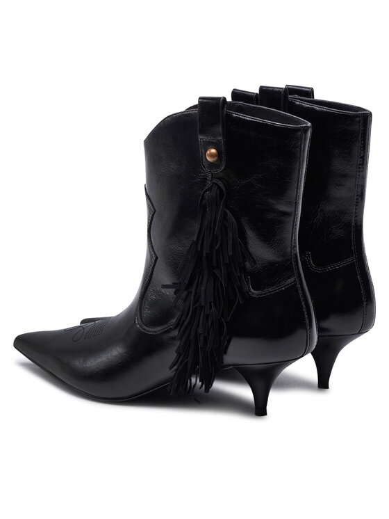 PINKO PINKO Kaubojske čizme Ada 12 SD0099 P043 Crna