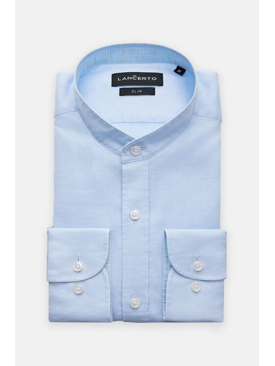 Lancerto Lancerto Koszula Aurora KO073124000017 Niebieski Slim Fit