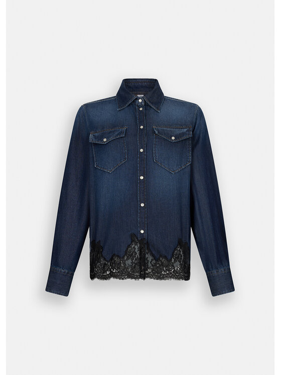 Liu Jo Liu Jo camicia di jeans UF5168D485178922 Celeste Regular Fit