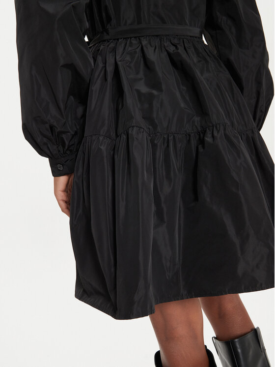 TWINSET TWINSET Kokteilinė suknelė 241TE2014 Juoda Regular Fit