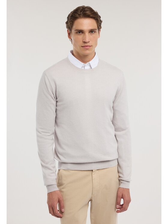 Trussardi Trussardi Kardigan M1028000162N031 Biały Regular Fit