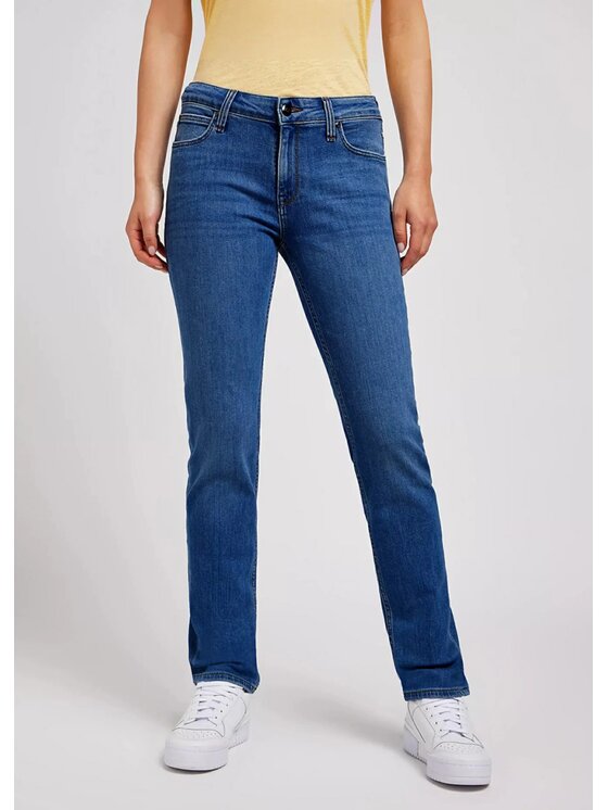 Lee Lee Jeansy ELLY Niebieski Slim Fit