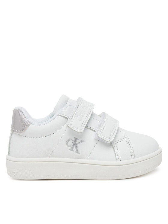 Sneakers Calvin Klein Jeans Low Cut VelCro V1A9-82007-1355X Alb
