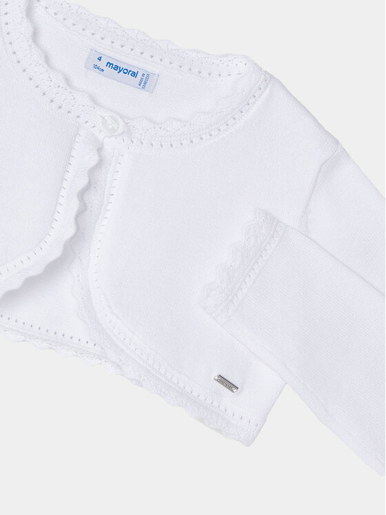 Mayoral Mayoral Болеро 320 Білий Regular Fit