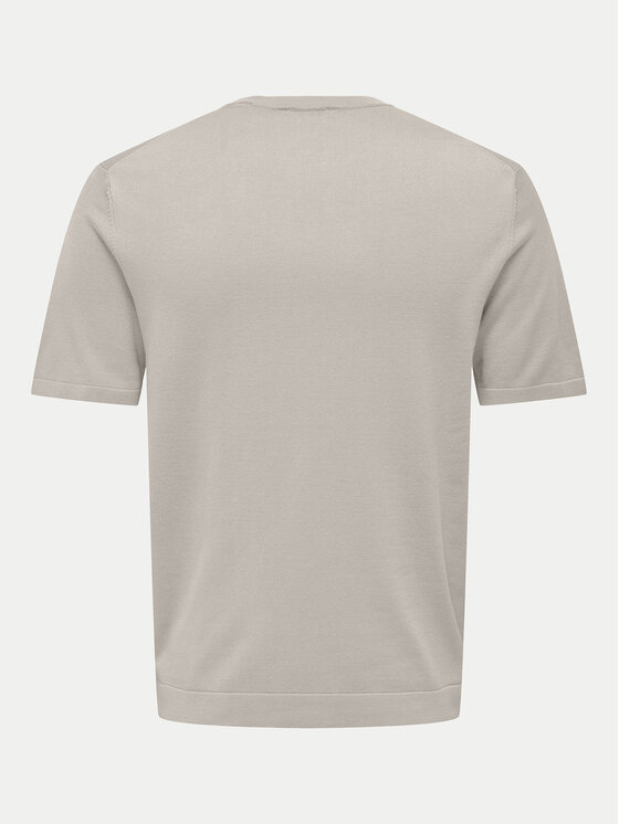 Only & Sons Only & Sons T-Shirt Wyler 22022928 Beżowy Regular Fit