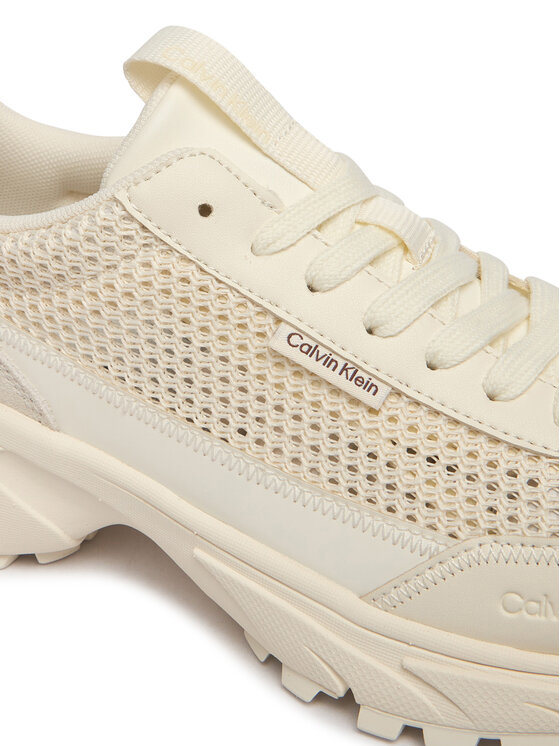 Calvin Klein Calvin Klein Сникърси Hike Runner Lup Lin Mesh HW0HW03000 Бял