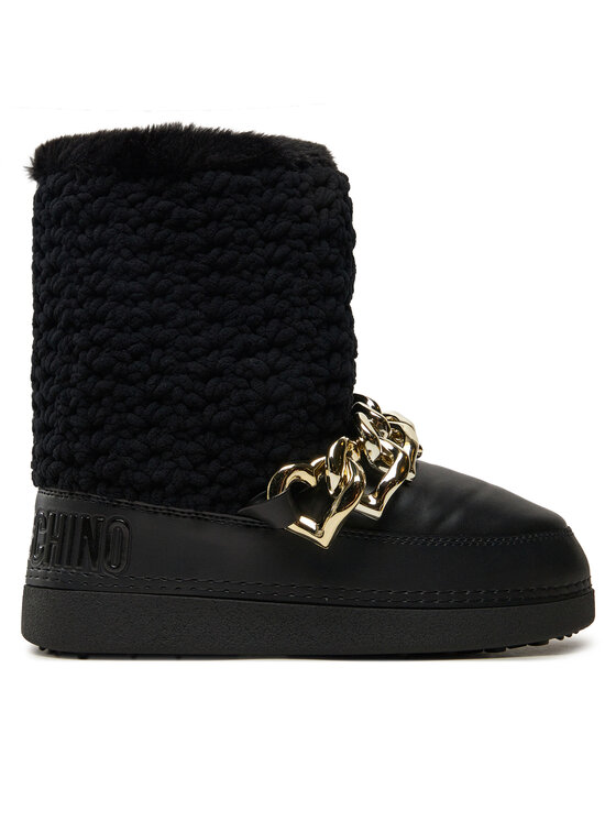 LOVE MOSCHINO LOVE MOSCHINO Čizme za snijeg JA24322G0LISI000 Crna