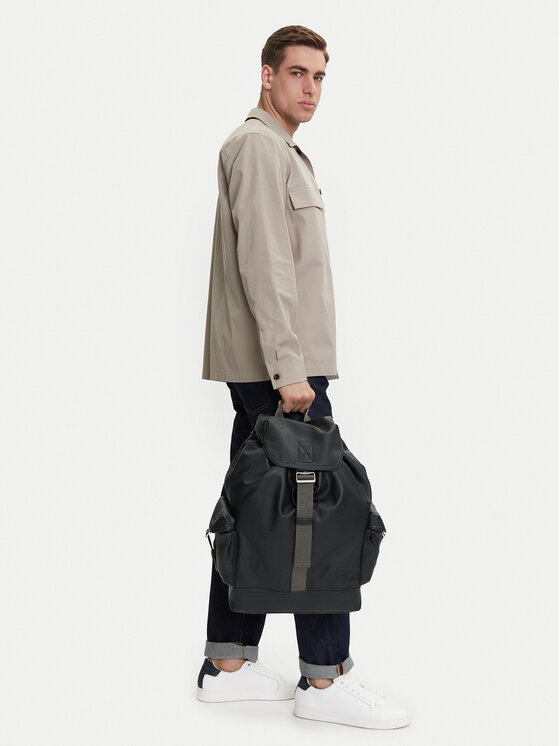 Calvin Klein Jeans Calvin Klein Jeans Σακίδιο Cargo Flap Backpack 43 LV04G3077G Μαύρο