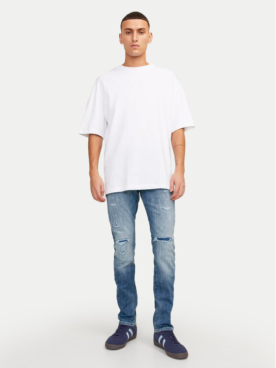 Jack & Jones Jack & Jones Jeansy Glenn 12253296 Niebieski Slim Fit