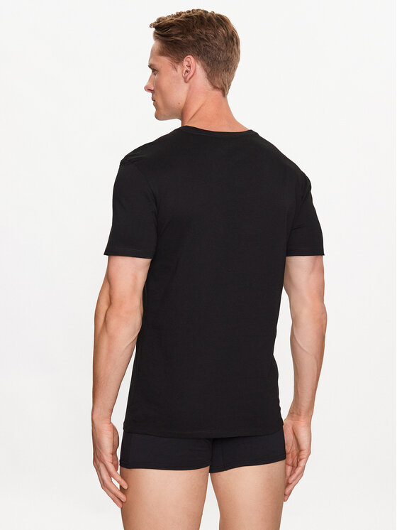 Lacoste Lacoste Σετ t-shirts TH3374 Μαύρο Slim Fit