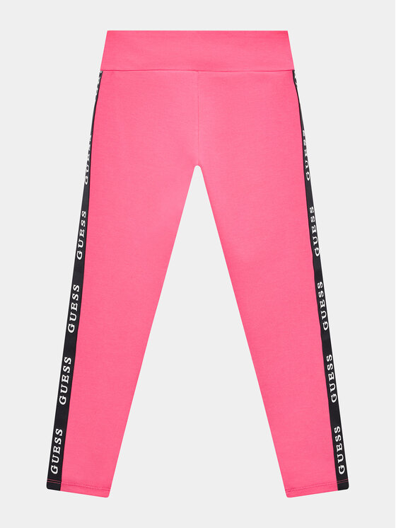 Guess Guess Tamprės J2YB09 KABR0 Rožinė Slim Fit