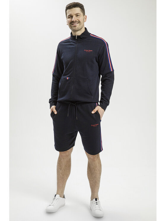 Cross Jeans Cross Jeans Szorty sportowe 49057-001 Granatowy Bermuda Fit