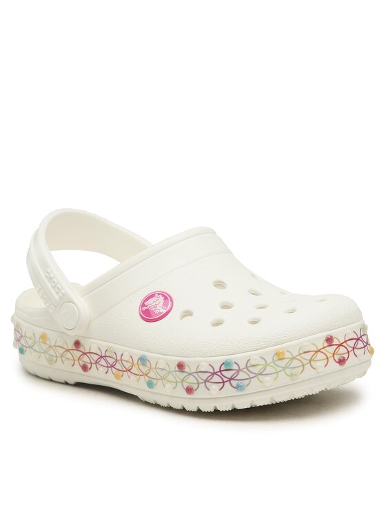 Crocs Crocs Klapki Crocband Stretch 208270 Biały