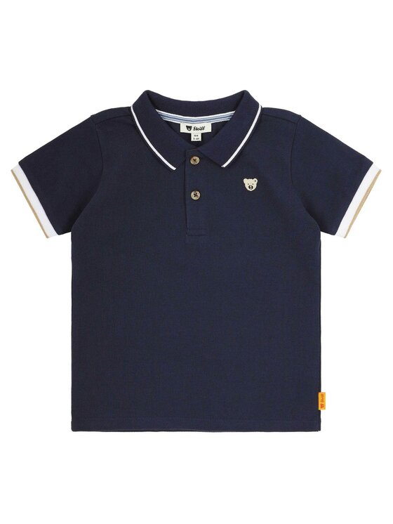 Steiff Steiff Polo 28280 Niebieski Comfort Fit