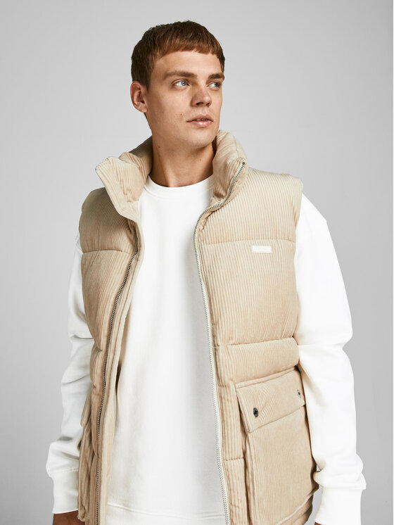 Jack&Jones Jack&Jones Majica dugih rukava Star 12208182 Bijela Relaxed Fit