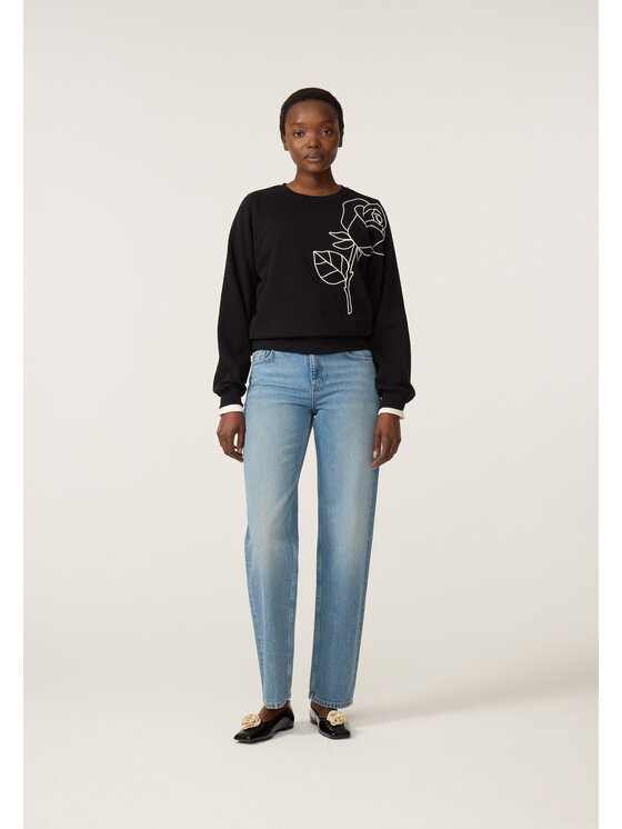 Fabienne Chapot Fabienne Chapot Bluza 6842-509-173 Czarny Regular Fit