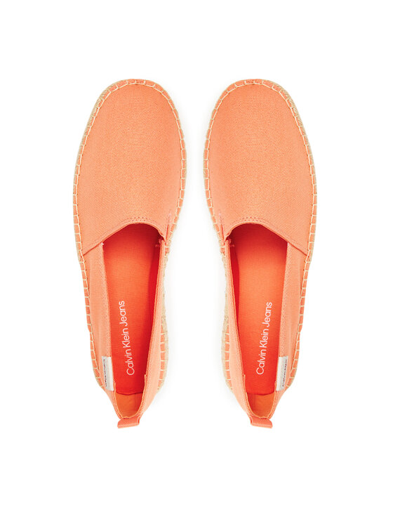 Calvin Klein Jeans Calvin Klein Jeans Espadrile Platform Espadrille Ml Cs YW0YW01871 Portocaliu