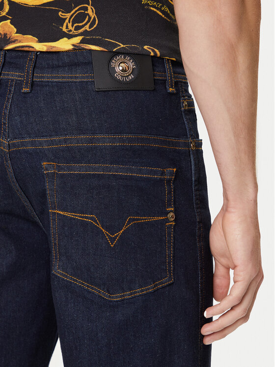 Versace Jeans Couture Versace Jeans Couture Jeans hlače 79GAB5RE CDW02 Mornarsko modra Straight Fit